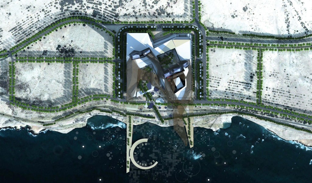 Site plan as an Architectural Document of Padideh Kish Tourism Complex in Iran